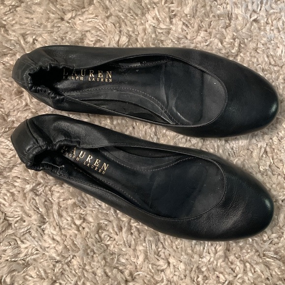 Lauren Ralph Lauren Black Ballet Flats Women’s Size 6.5 - Picture 7 of 8